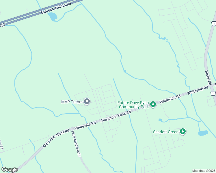map of restaurants, bars, coffee shops, grocery stores, and more near 1437 Kerrydale Avenue in Pickering
