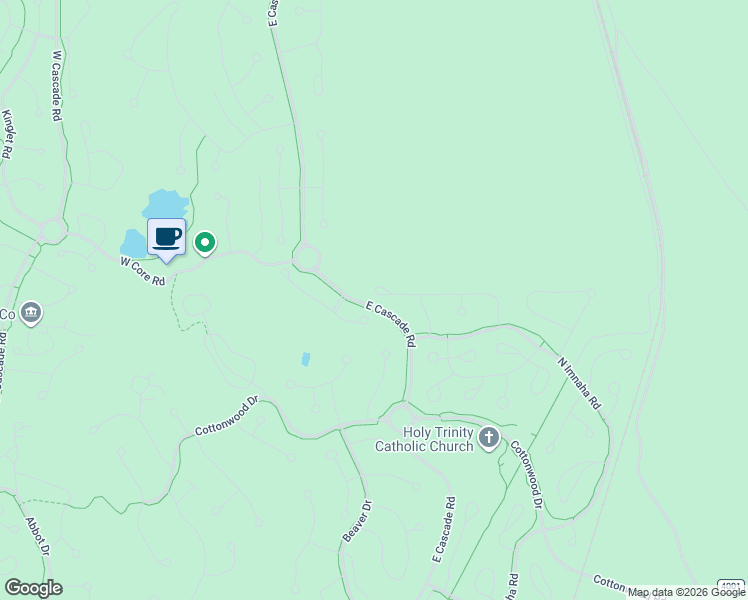 map of restaurants, bars, coffee shops, grocery stores, and more near 18031 Maury Mountain Lane in Sunriver