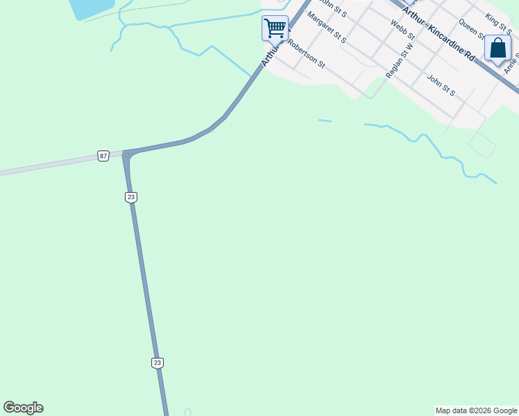 map of restaurants, bars, coffee shops, grocery stores, and more near in Harriston