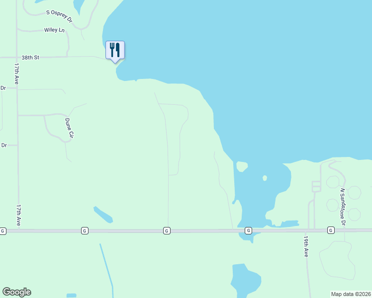 map of restaurants, bars, coffee shops, grocery stores, and more near in New Lisbon