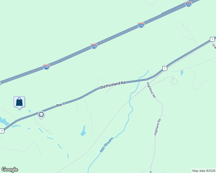 map of restaurants, bars, coffee shops, grocery stores, and more near 552 Old Portland Road in Brunswick