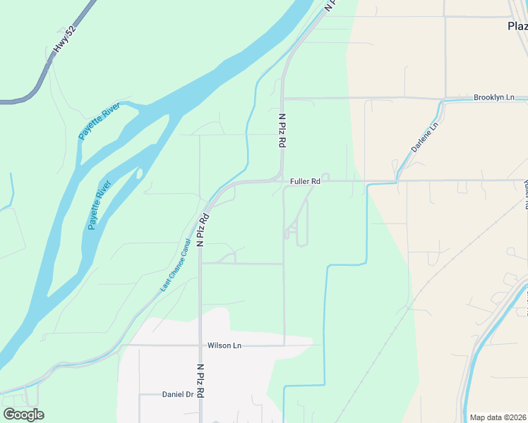 map of restaurants, bars, coffee shops, grocery stores, and more near 2678-2696 North Plaza Road in Emmett