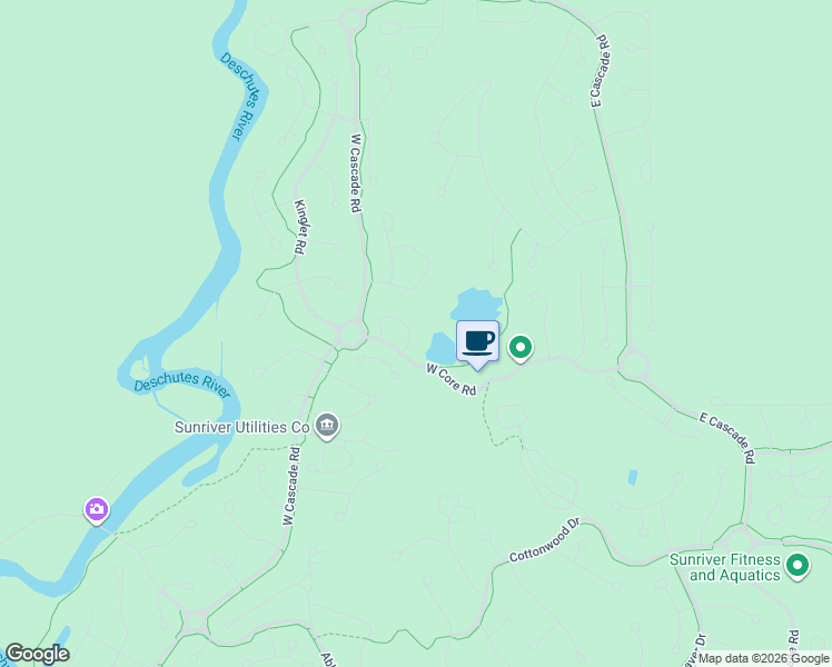 map of restaurants, bars, coffee shops, grocery stores, and more near 57976 Tokatee Lane in Sunriver