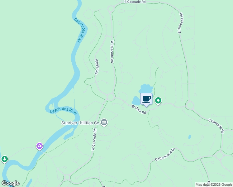 map of restaurants, bars, coffee shops, grocery stores, and more near 17778 Fairway Village Lane in Sunriver