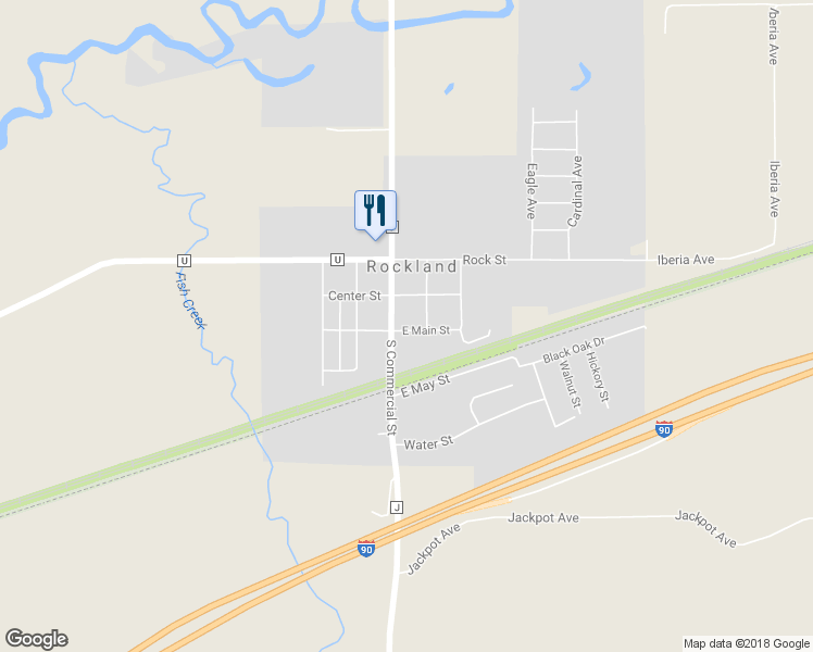 map of restaurants, bars, coffee shops, grocery stores, and more near 102 Main Street in Rockland