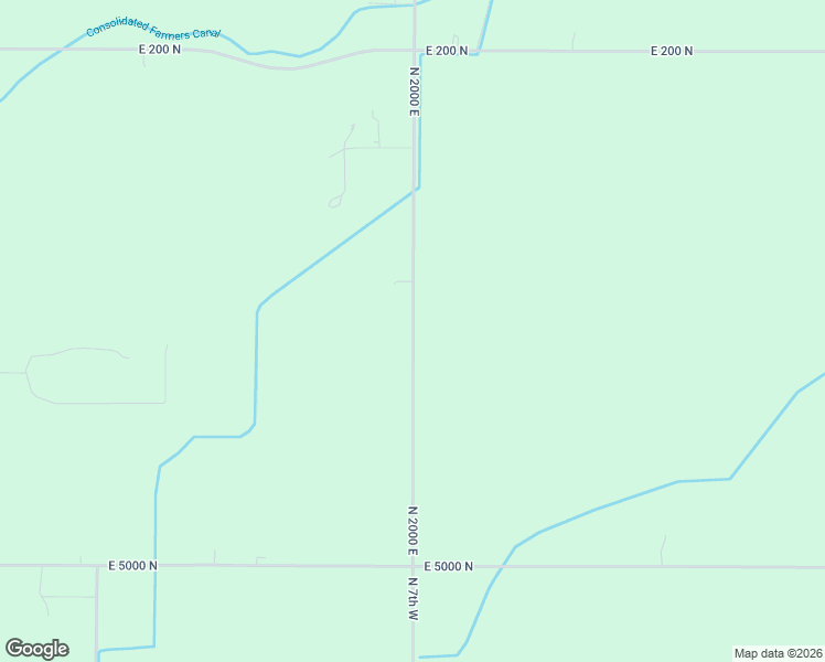 map of restaurants, bars, coffee shops, grocery stores, and more near North 1000 East in Rexburg