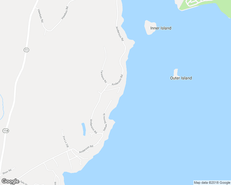 map of restaurants, bars, coffee shops, grocery stores, and more near 29 Terrace Road in Sebago