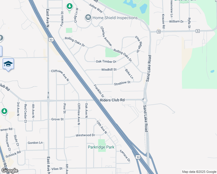map of restaurants, bars, coffee shops, grocery stores, and more near 952 Bethanne Place in Onalaska