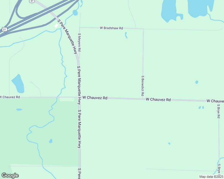 map of restaurants, bars, coffee shops, grocery stores, and more near 4614 West Chauvez Road in Ludington