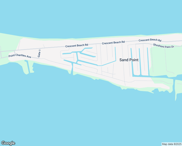 map of restaurants, bars, coffee shops, grocery stores, and more near 9197 Point Charities Avenue in Pigeon