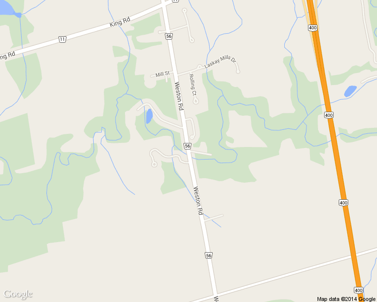 map of restaurants, bars, coffee shops, grocery stores, and more near Laskay Lane in King City