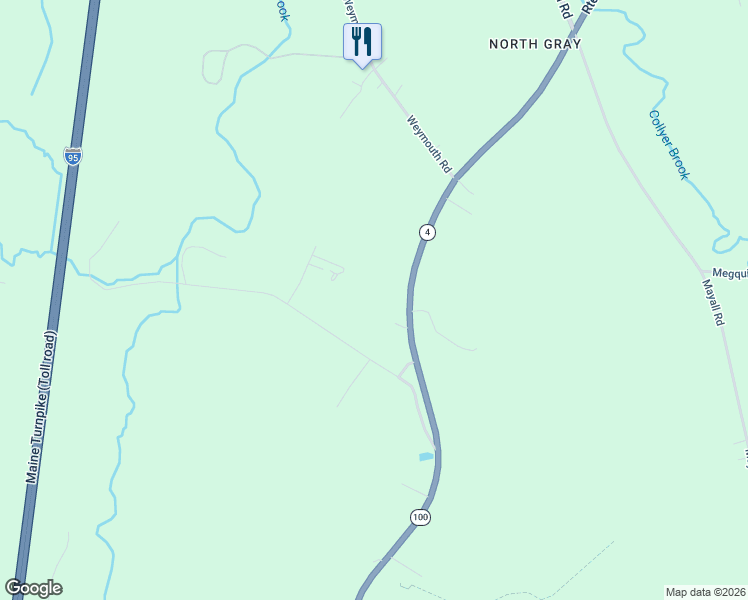 map of restaurants, bars, coffee shops, grocery stores, and more near 9 Ashley Drive in Gray