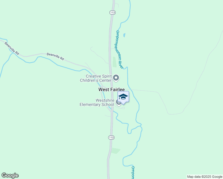 map of restaurants, bars, coffee shops, grocery stores, and more near West Fairlee Road in Orange County
