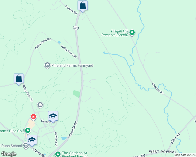 map of restaurants, bars, coffee shops, grocery stores, and more near 1342B Intervale Road in New Gloucester