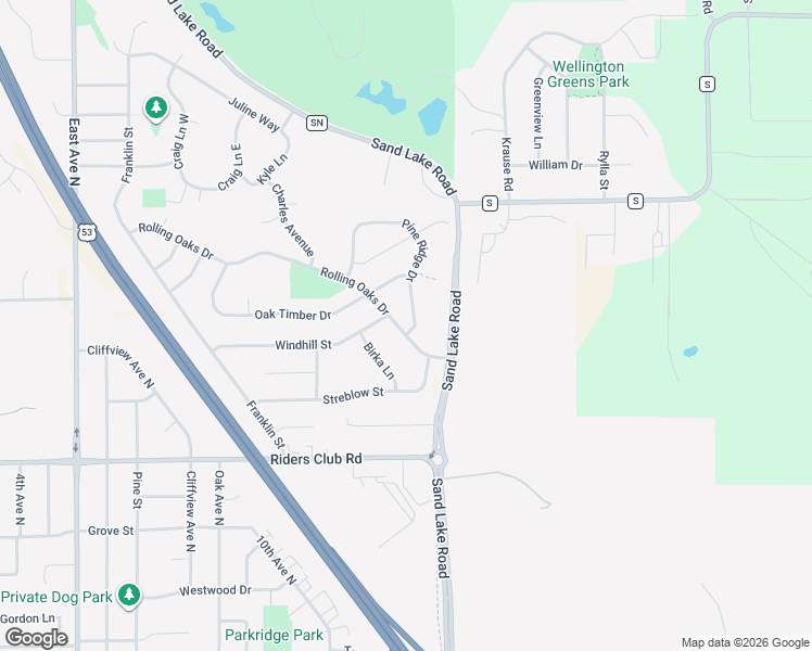 map of restaurants, bars, coffee shops, grocery stores, and more near 1116 Windhill Street in Onalaska