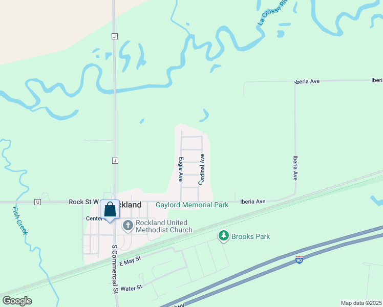 map of restaurants, bars, coffee shops, grocery stores, and more near 405 Mallard Street in Rockland