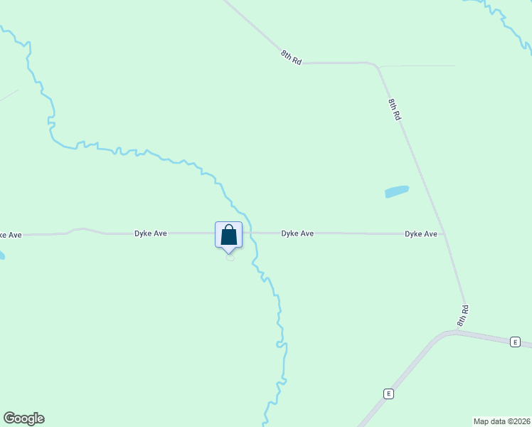 map of restaurants, bars, coffee shops, grocery stores, and more near W5812 Dyke Avenue in Westfield