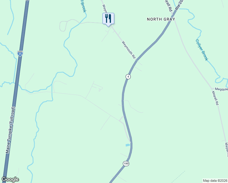 map of restaurants, bars, coffee shops, grocery stores, and more near 9 Ashley Drive in Gray