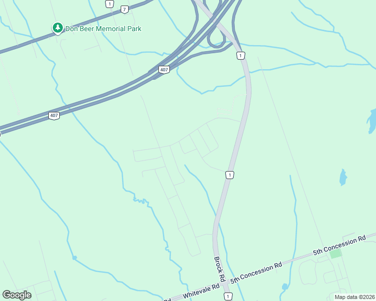 map of restaurants, bars, coffee shops, grocery stores, and more near 1762 Mineral Springs Way in Pickering
