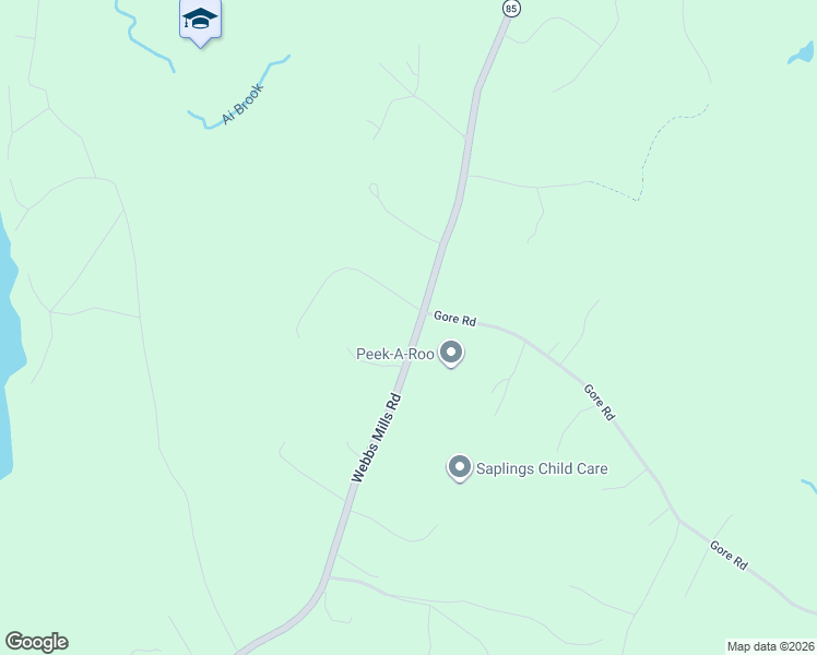 map of restaurants, bars, coffee shops, grocery stores, and more near 11 Whitney Way in Raymond