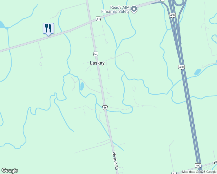 map of restaurants, bars, coffee shops, grocery stores, and more near 15 Old Church Road in King City