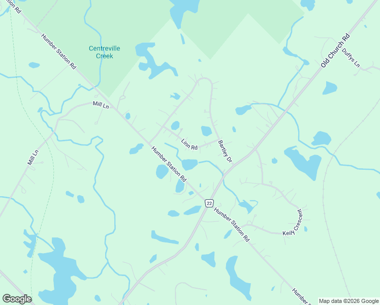 map of restaurants, bars, coffee shops, grocery stores, and more near 12 Linn Road in Caledon East