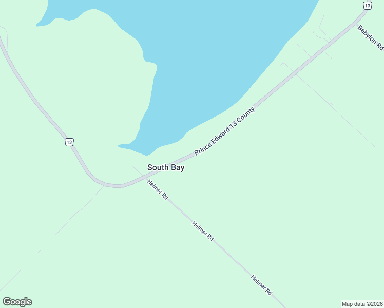 map of restaurants, bars, coffee shops, grocery stores, and more near 2503 County Road 13 in Prince Edward