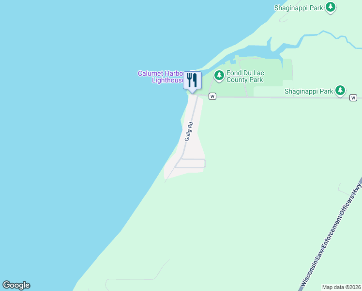 map of restaurants, bars, coffee shops, grocery stores, and more near N10208 Gulig Road in Malone