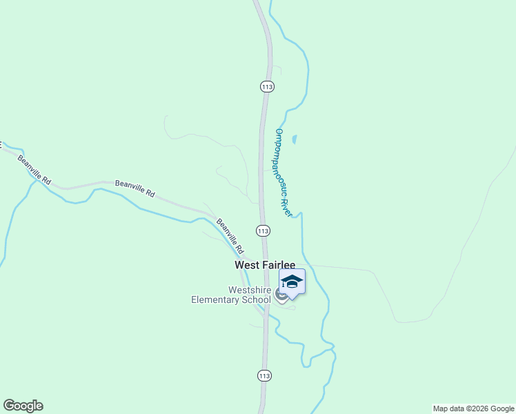 map of restaurants, bars, coffee shops, grocery stores, and more near 927 Vermont 113 in West Fairlee