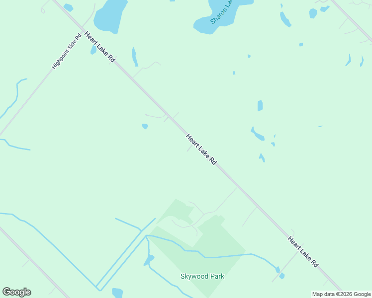 map of restaurants, bars, coffee shops, grocery stores, and more near 20044 Heart Lake Road in Caledon
