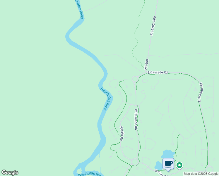 map of restaurants, bars, coffee shops, grocery stores, and more near 17698 Bittern Lane in Sunriver