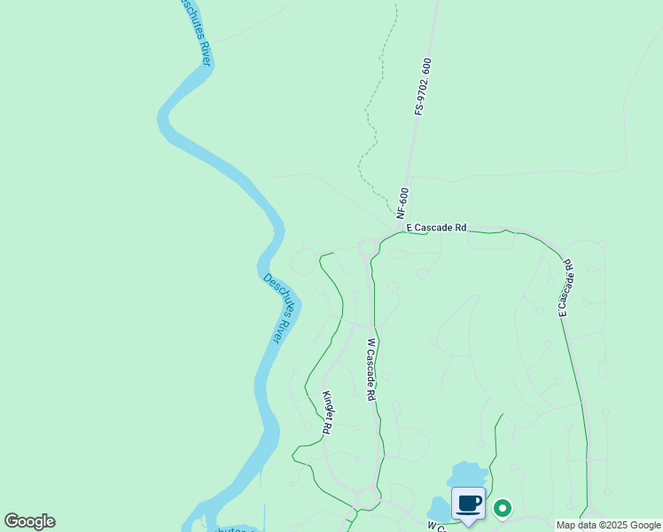 map of restaurants, bars, coffee shops, grocery stores, and more near 58167 Gosling Lane in Sunriver