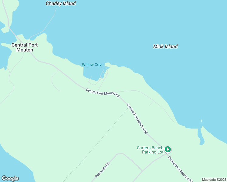 map of restaurants, bars, coffee shops, grocery stores, and more near 24 Carters Beach Road in Port Mouton