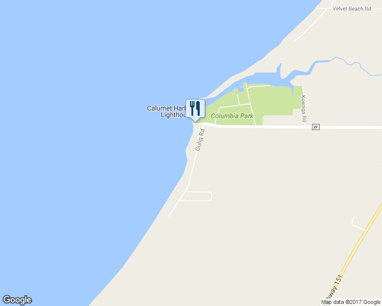 map of restaurants, bars, coffee shops, grocery stores, and more near N10256 Gulig Road in Malone