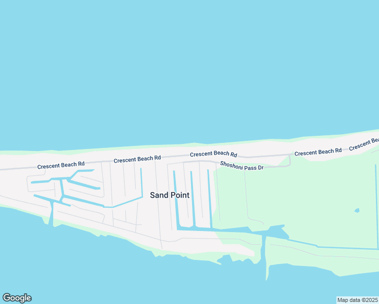 map of restaurants, bars, coffee shops, grocery stores, and more near 8937 Crescent Beach Road in Pigeon