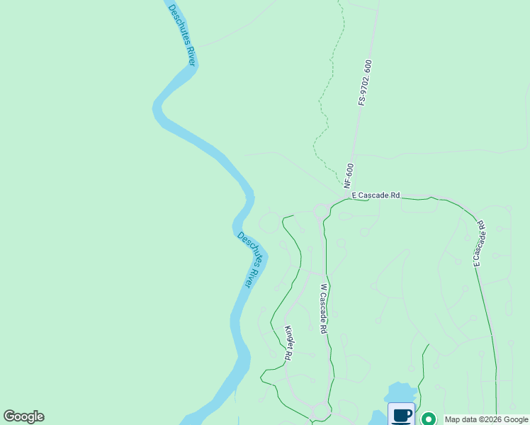 map of restaurants, bars, coffee shops, grocery stores, and more near 17698 Bittern Lane in Sunriver