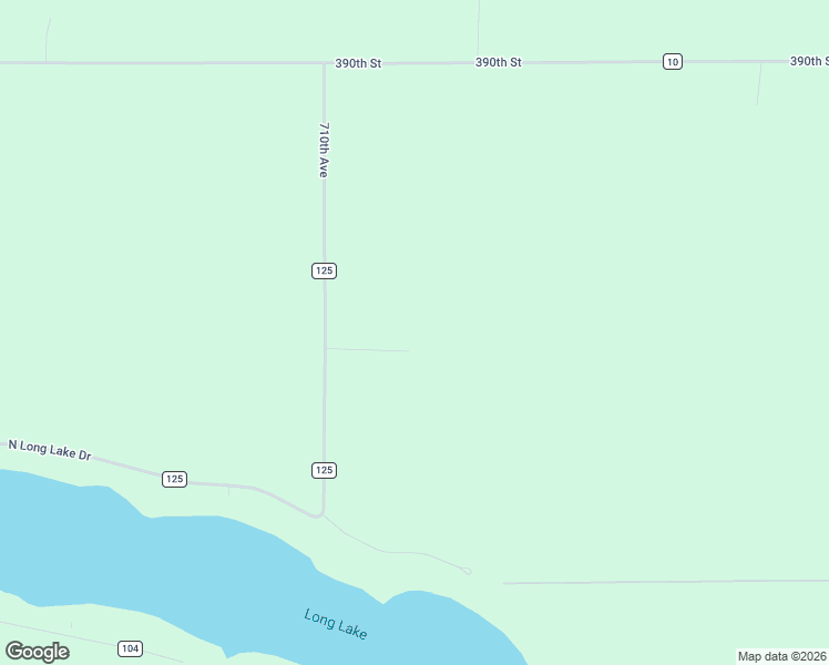 map of restaurants, bars, coffee shops, grocery stores, and more near 39566 710th Avenue in Saint James