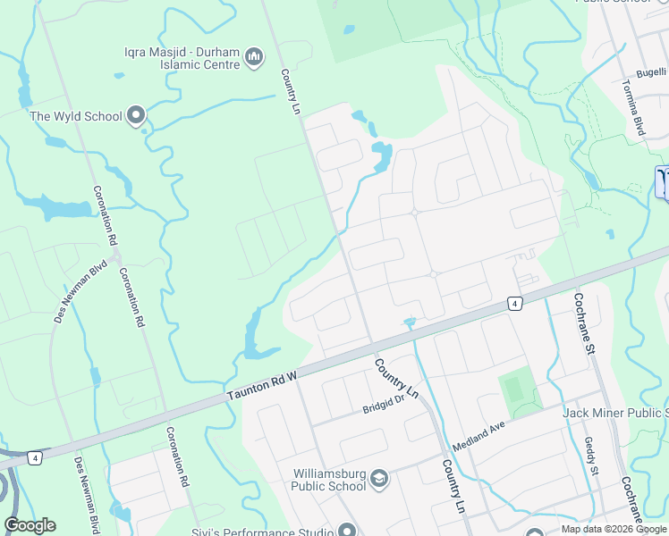 map of restaurants, bars, coffee shops, grocery stores, and more near in Whitby