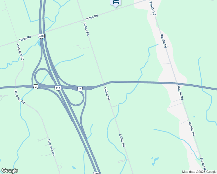 map of restaurants, bars, coffee shops, grocery stores, and more near 1953 Durham Regional Highway 2 in Bowmanville