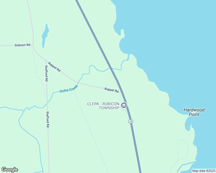 map of restaurants, bars, coffee shops, grocery stores, and more near 3276 Ruppel Road in Port Hope