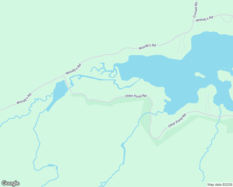 map of restaurants, bars, coffee shops, grocery stores, and more near Otter Pond Road in Newcomb