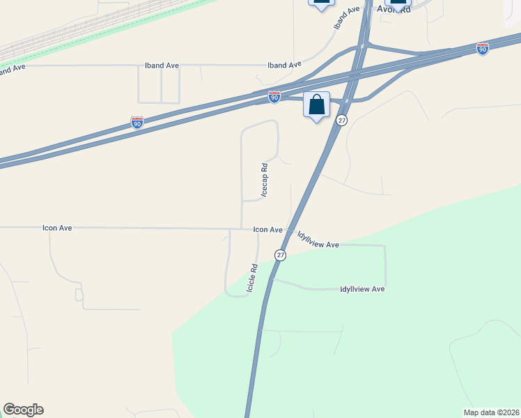 map of restaurants, bars, coffee shops, grocery stores, and more near 8210 Icon Avenue in Sparta
