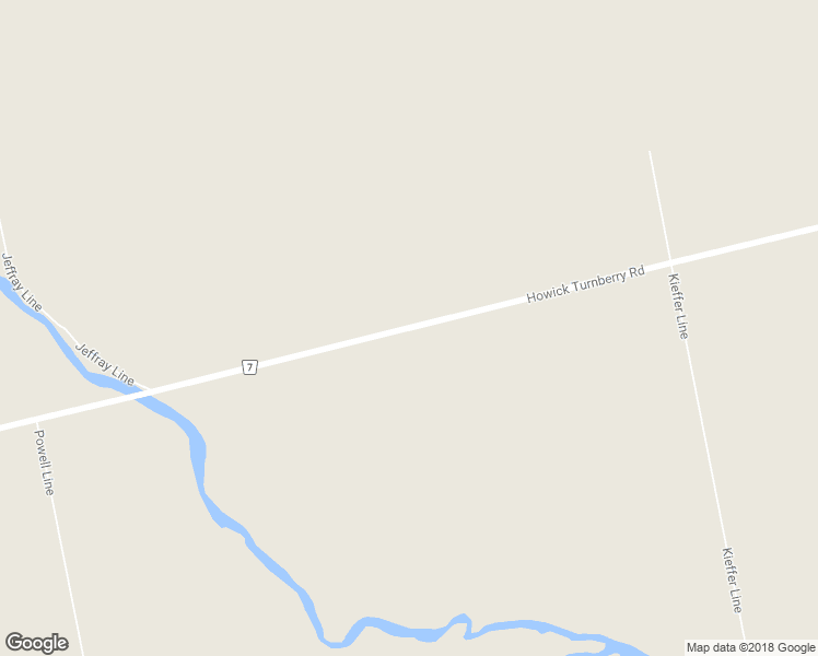 map of restaurants, bars, coffee shops, grocery stores, and more near Howick Turnberry Road in Huron County