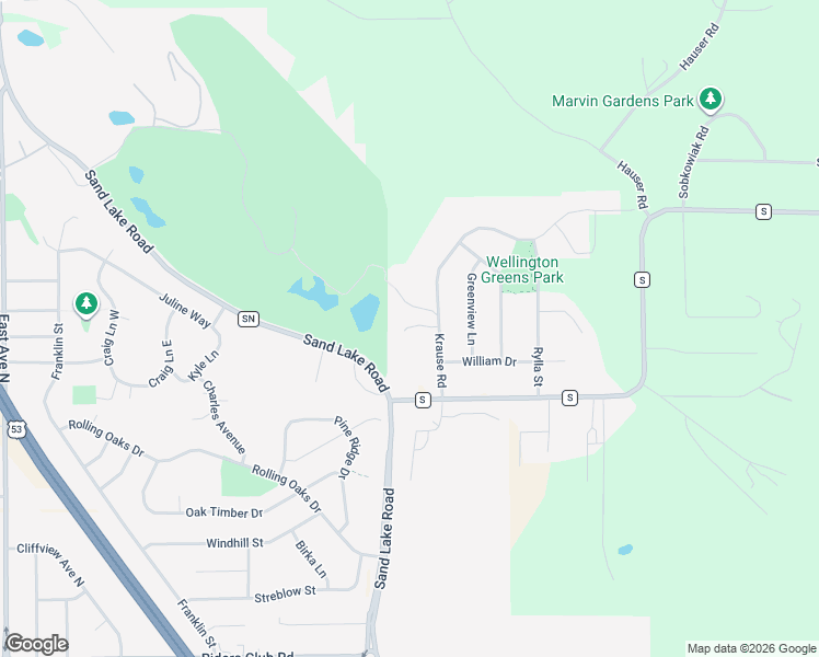 map of restaurants, bars, coffee shops, grocery stores, and more near 1261 Bentgrass Court in Onalaska