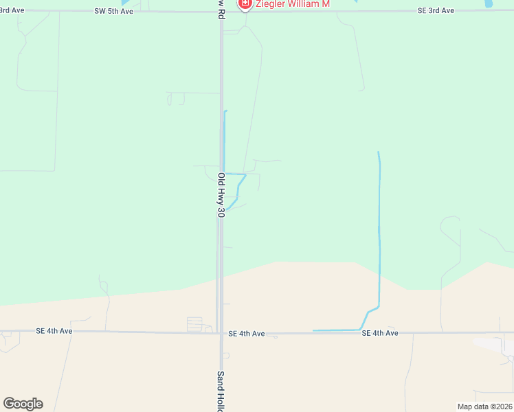 map of restaurants, bars, coffee shops, grocery stores, and more near 4270 Sand Hollow Road in New Plymouth