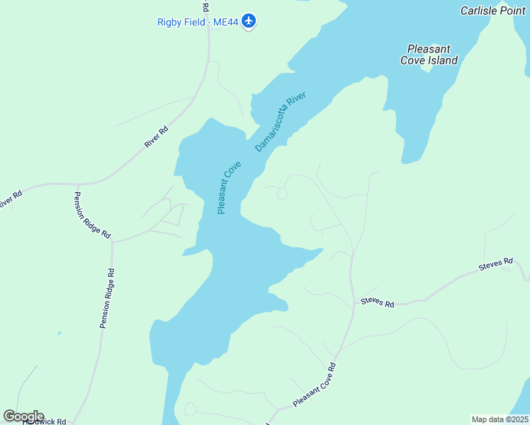 map of restaurants, bars, coffee shops, grocery stores, and more near 89 Bryers Circle in Boothbay
