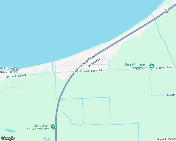 map of restaurants, bars, coffee shops, grocery stores, and more near 7837-7899 Richman Drive in Pigeon