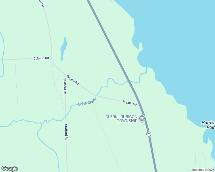 map of restaurants, bars, coffee shops, grocery stores, and more near 3276 Ruppel Road in Port Hope
