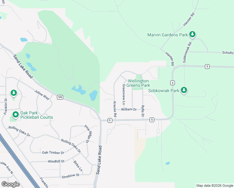 map of restaurants, bars, coffee shops, grocery stores, and more near 2206 Krause Road in Onalaska