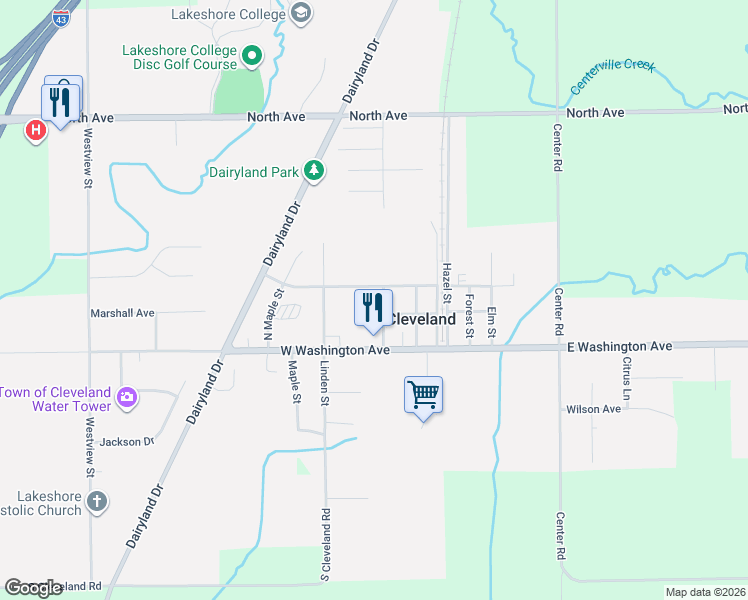 map of restaurants, bars, coffee shops, grocery stores, and more near 1155 East Madison Avenue in Cleveland